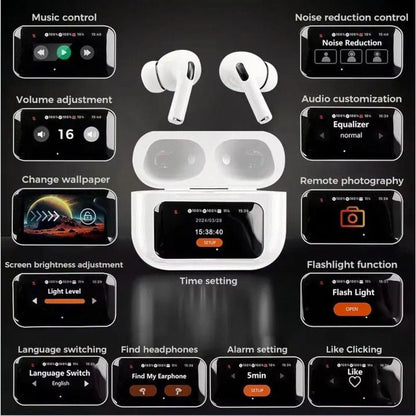 LED Display Earbuds